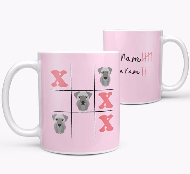 Noughts and Crosses: Personalized {breedFullName} Mug